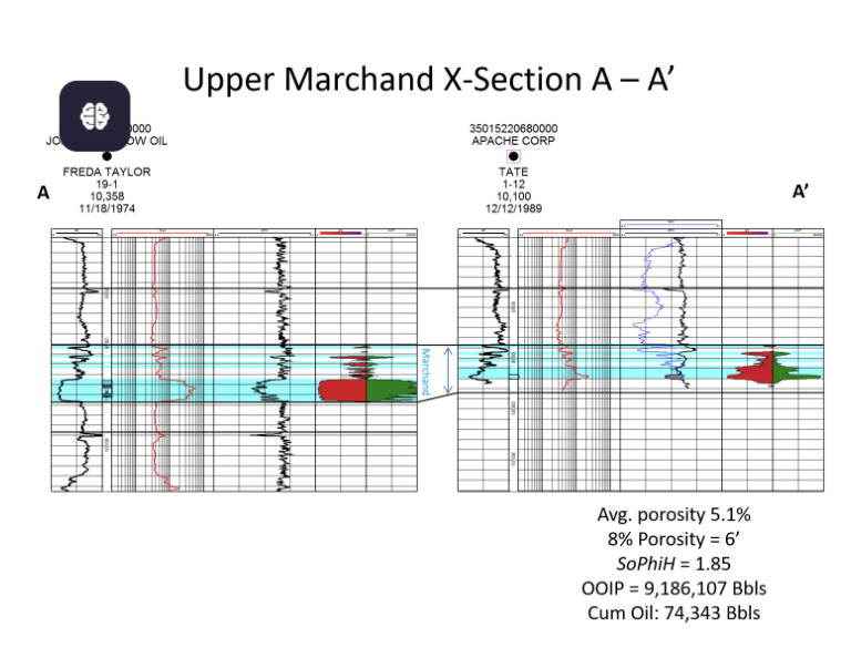 Upper Marchand cross-section